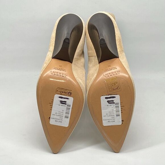 Isabel Marant Miyako 90MM Suede Cone-Heel Booties size 36 - Picture 11 of 12